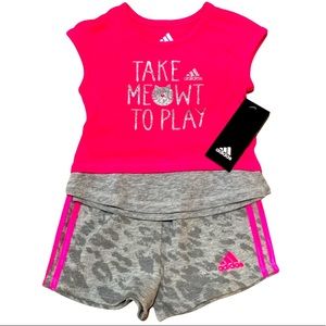 NWT Infant Girls Adidas Set